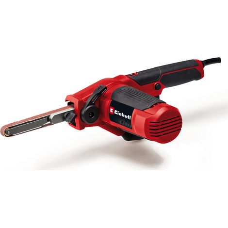 Einhell Lime à bande TC-BF 500 E (500 W, vitesse jusqu’à 1 700 m/min, fonction de marche continue, système d’aspiration des poussières intégré, variateur électronique, avec jeu de 6 bandes abrasives)