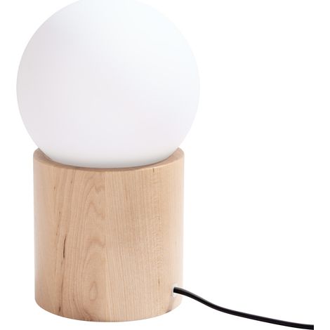 Lámpara de mesa Mystic 1 G9 de madera natural Lumilo 11.259.93 (1/5)