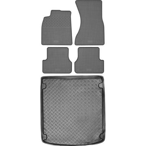 Audi A6 V C7 Avant/Kombi de 2011-2018 SET - tapis de voiture en caoutchouc + tapis de coffre