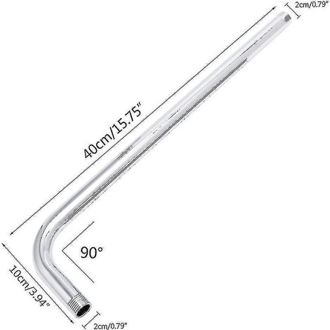 Support de bras de douche mural en acier inoxydable (1/5)