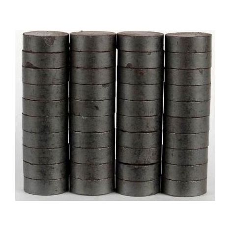 Magnete 15mm schwarz 40Stk
