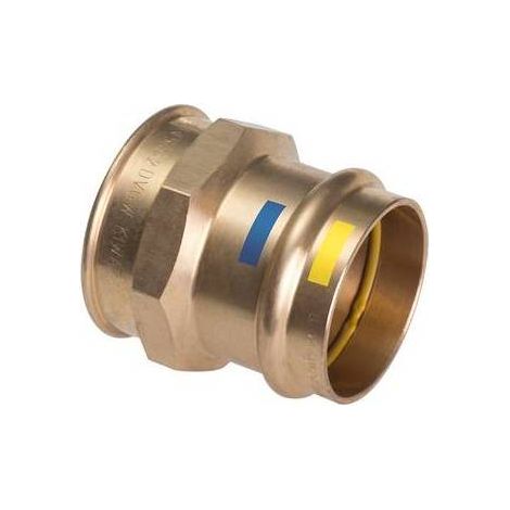 Raccordi a pressare in rame e bronzo per acqua e gas, serie B ONE.(DianFlex) Misura: Diam 22 x 3/4