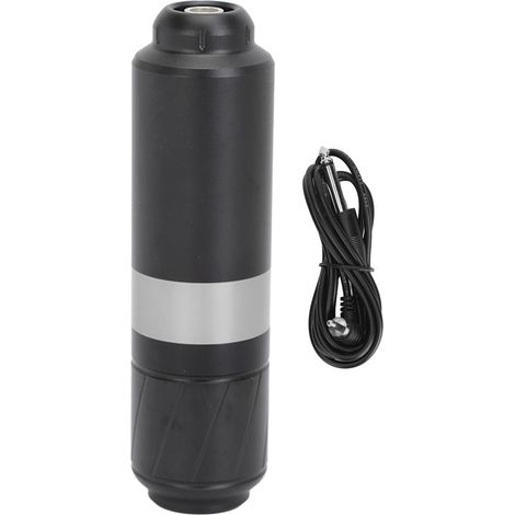 Stylo de tatouage court, stylo de contour, stylo d'ombrage, machine à tatouer motorisée, connecteur RCA, machine à tatouer rotative, ombrage noir canon de fusil. (1/5)