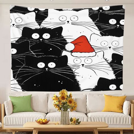 Tapisserie murale aux couleurs vives et tendance pour la décoration de la chambre d'enfant 150x130cm (1/5)
