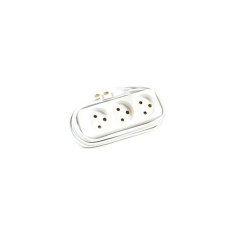 MicroConnect EL Stikdse 3 U/J Hvid 1,5 m