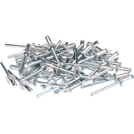 Draper 50 Pack of 4.8mm x 10mm Blind Rivets for Fastening and Assembly (Model 14011) (1/5)