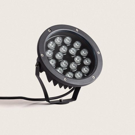 Foco Exterior LED 18W IP67 con Pincho Colmar 3000K Blanco Cálido (1/5)