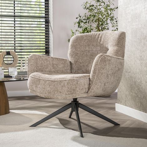 Savona Drehsessel Hoven Rich Fabric Sand (1/5)