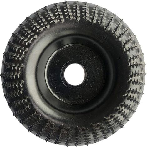 Disque de sculpture sur bois, disque de meulage du bois Disque de tronçonneuse, meulage de bois en carbure de tungstène, disques de meulage pour le formage, le meulage et la coupe (Ø 100mmx 22 mm) (1/5)