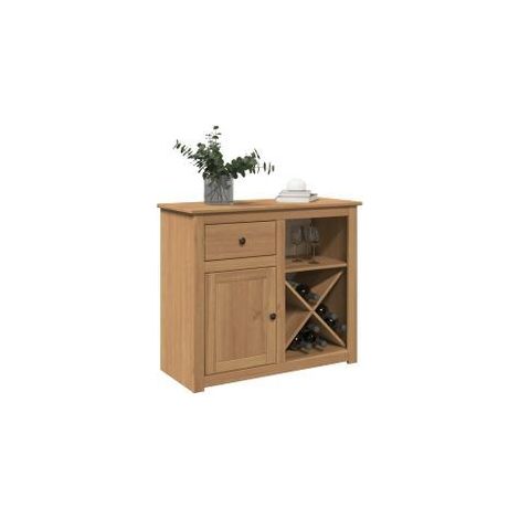 Buffet avec tiroir Panama 93x40x80 bois massif de pin (1/5)