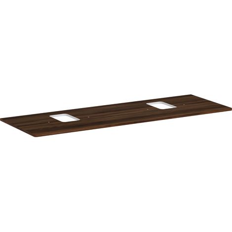 hansgrohe Xelu Q consola con 2 recortes, 1560x550, para lavabo