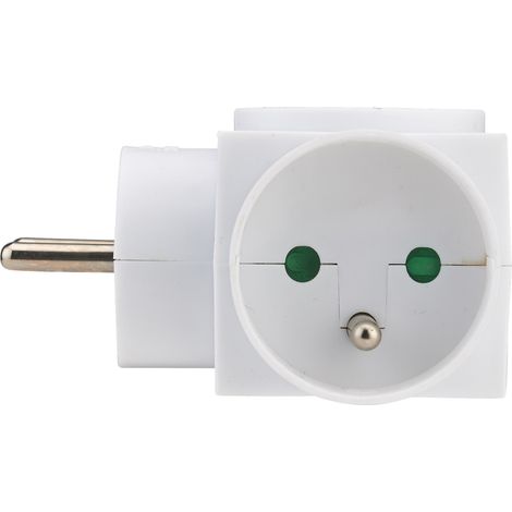 DEBFLEX - TRIPLITE 2P+T 16A BLANC - 714410