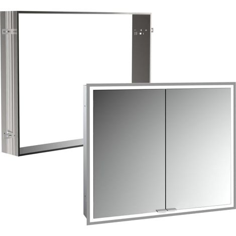 Kronenbach Cube 2.0 Spiegelschrank 80 cm mit Einbaurahmen, 2-türig (1/5)