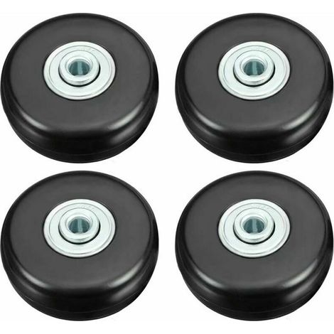 Ruote per valigie, ruote di riparazione per bagagli, ruote di ricambio universali girevoli in gomma silenziosa e resistente da 50 mm per valigie/bagagli/zaini/viaggi