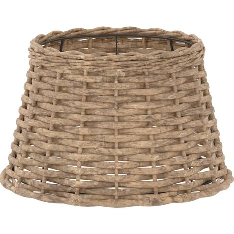 Lamp Shade Brown Ø38x23 cm Wicker vidaXL