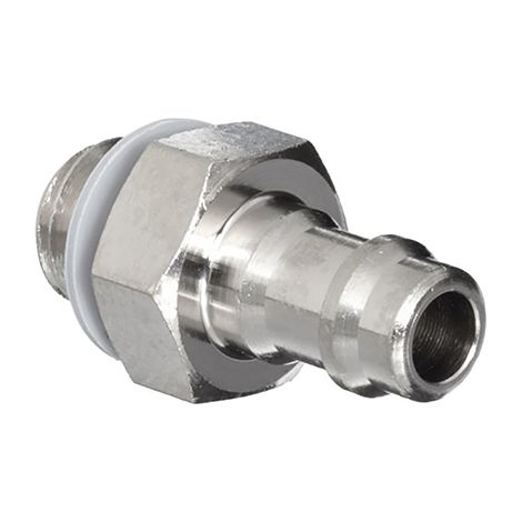 Adaptateur droit fileté SMC M vers Enfichable 6 mm Mâle M5 ( Prix pour Paquet de 10 )