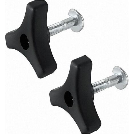 Lot de 2 boulons de poignée de tondeuse à gazon, écrous et boulons universels, accessoires de tondeuse à gazon, pièces de rechange 583893-1