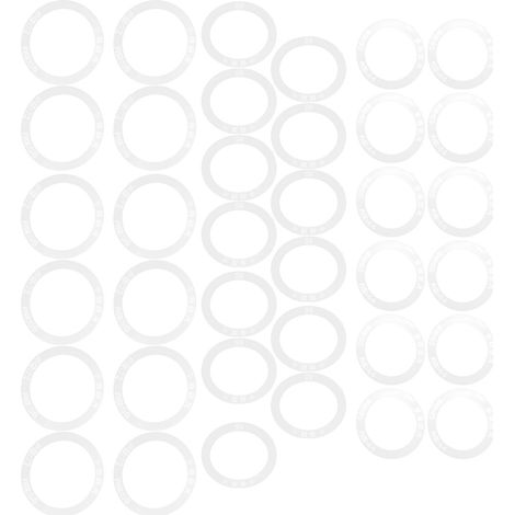 Ensemble de 3 outils de dessin circulaire, bracelet en plastique étanche, règle de mesure ronde pour la peinture (1/5)