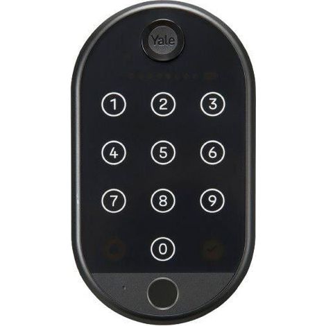 Verbundene Tastatur - YALE - Biometrisch - Bis zu 10 Benutzer auf der Tastatur