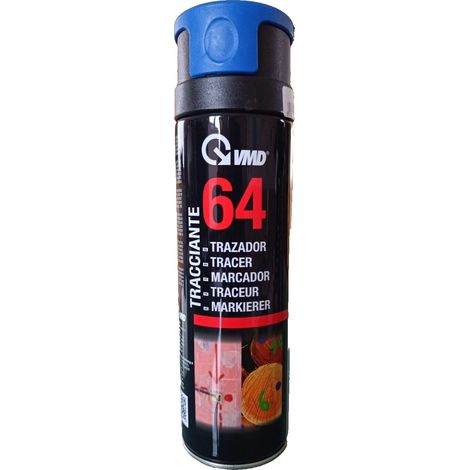 Vernice Tracciante BLU Spray VMD64 muratura, pavimenti, asfalto, cemento e legno (1/4)