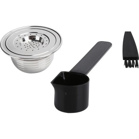 Wiederverwendbares Kaffeekapsel-Set mit Löffel und Bürsten, kompatibel mit BIALETTI-Filter (1/5)