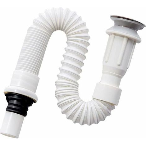 Spülbeckenablauf – platzsparender Siphon – flexibler Spülbeckenablauf – Spülbeckenablauf (1/4)