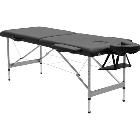 Beyamis Klappbare Massageliege mit Gesichtsöffnung, Armlehnen und Handauflagen, mobile Massageliege, 186 cm x 71 cm x 83 cm