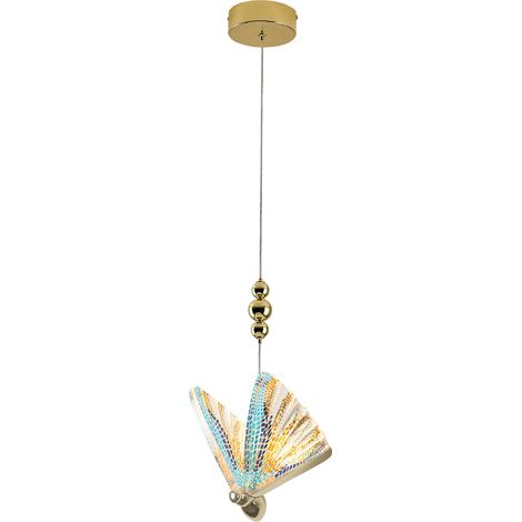 Sospensione Mariposa oro farfalla multicolor LED 8W CCT (1/5)
