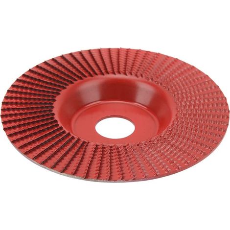 Wood Carving Disc Grinder Shaping Disc 125mm Tungsten Carbide Grinding Wheel Carving Abrasive Disc for Woodworking(Red) (1/5)