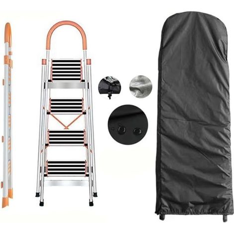 Housse imperméable pour échelle – Housse de protection anti-poussière et résistante aux UV pour échelles pliantes. Dimensions : 50 x 195 x 6,5 cm (1/5)