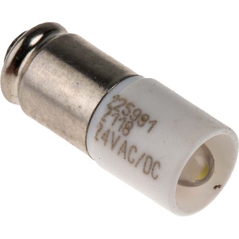 Voyant à LED Blanc, 24V c.a. / V c.c. ( Prix pour 1 )