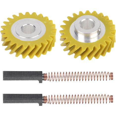 Engranaje helicoidal compatible con batidoras KitchenAid, pieza de repuesto W10112253 (1/5)