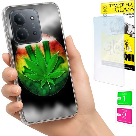 Custodia per Xiaomi Redmi 15C 5G 173mm / Poco C85, cover posteriore in vetro (1/5)