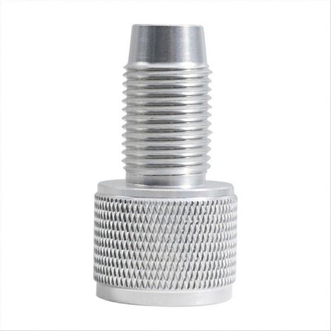 Adaptateur convertisseur CO2 12g, filetage M16x1,5, convient aux cylindres de CO2 de 88g et 90g, argent. (1/5)