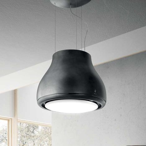 Elica PRF0120497. Potenza massima di estrazione: 400 m³/h, Emissione acustica: 53 dB. Tipo: Sospeso, Colore del prodotto: Nero, Tipo di controllo: Touch. Potenza lampadina: 9 W, Tipo ... - PRF0120497A (1/4)