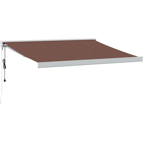Maison Exclusive - Markise Automatisch Braun 350x250 cm
