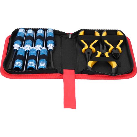 Ensemble d'outils de réparation : pince à douille hexagonale, tournevis, outils de quincaillerie domestique en acier rapide (1/5)