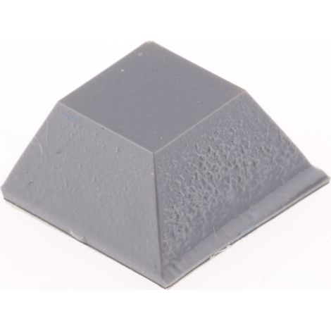 Butée adhésive Adhésif 3M Carré mince 12.7mm en PUR ( Prix pour Sachet de 80 )