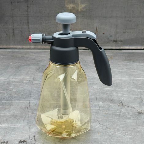 Pulvérisateur Mousse à Pression 1,5L Résistant aux Acides et Alcalins – Vaporisateur pour Désinfection, Jardinage, Lavage Auto et Film de Protection 1 Pièce, Jaune (1/4)