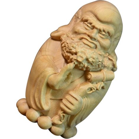 de Bodhidharma compacte et incassable en bois de buis