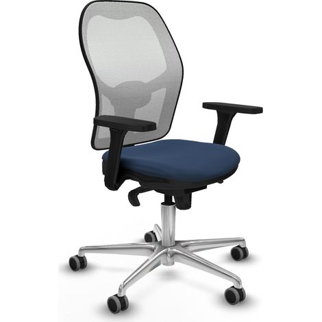 Sedia da ufficio piqueras y crespo Jorquera bianco schiuma alta densità (1/2)
