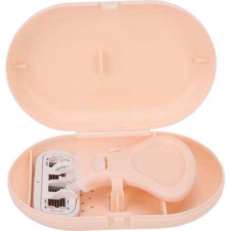 Rasoir Femme 6 Lames pour Épilation Aisselles Jambes Barbe Rose Manuelle (1/5)