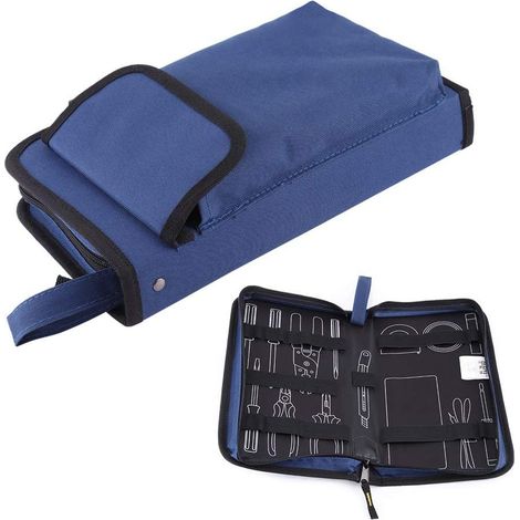 Borsa porta attrezzi da elettricista – custodia professionale – robusta – organizer da tasca per attrezzi – pratica (1/5)