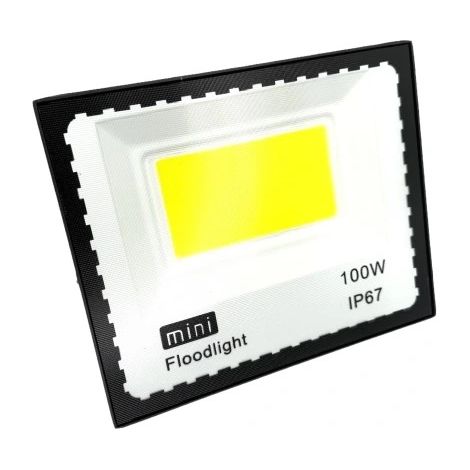Foco LED halógeno de 100 W, foco delgado blanco COB potente (1/5)