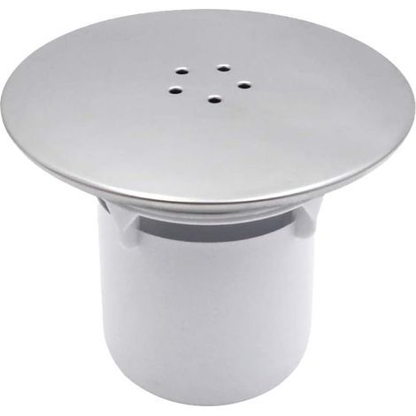 Couvercle de siphon de douche 115 mm – Couvercle chromé pour bonde de douche – Débit rapide jusqu'à 32L/min – Compatible avec receveurs 90 mm (1/5)