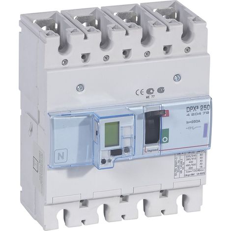 Disjoncteur électronique DPX³ 250 avec mesure 4P 250 A 50 kA - LEG420479
