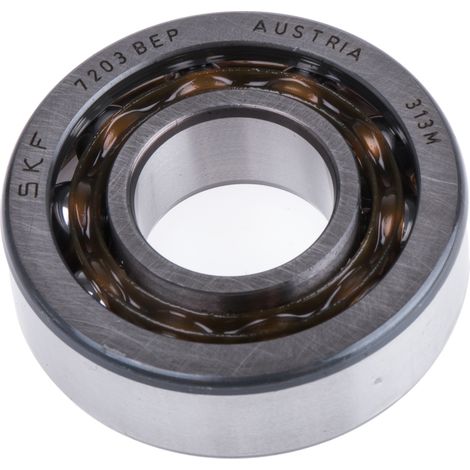 Roulement à billes à contact oblique à une rangée SKF, ø int. 17mm, ø ext. 40mm, larg. 12mm ( Prix pour 1 )