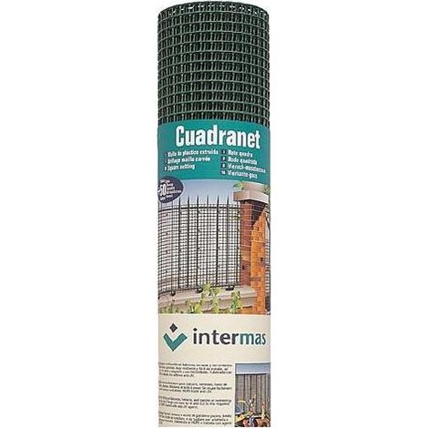 MALLA CUADRADA CUADRANET 10X10 (C-114) 1X5M VERDE - CATRAL (NORTENE) (1/5)