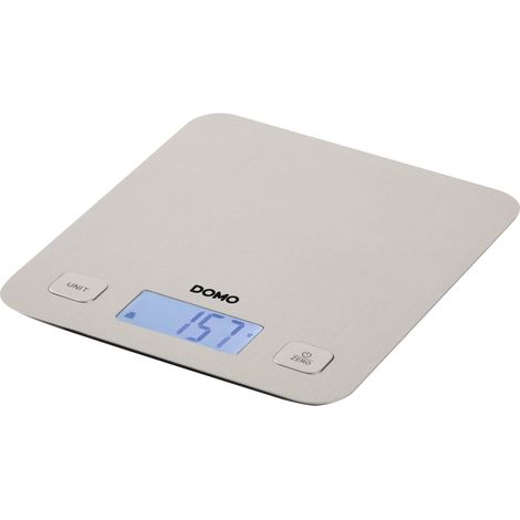 DOMO DO9239W - Balance culinaire éléctronique - Tare - Arrêt auto - Jusqu'à 1 gramme près - Plateau de pesage inox (1/5)