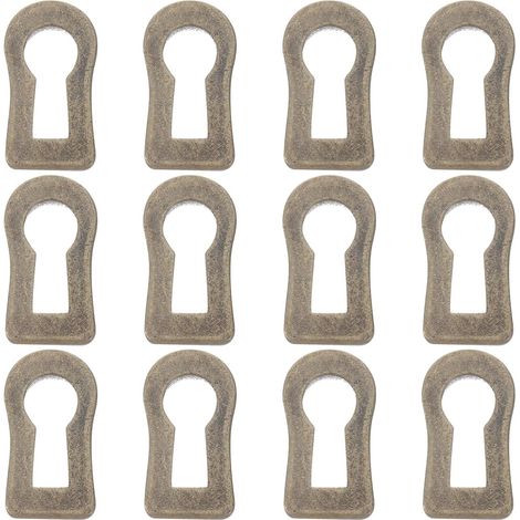 FOMIYES Lot de 12 cache-serrures en métal bronze antique pour (1/5)
